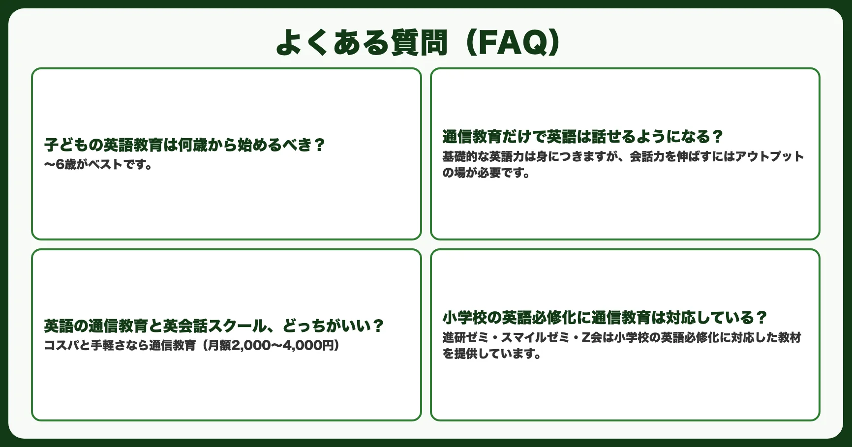 よくある質問（FAQ）