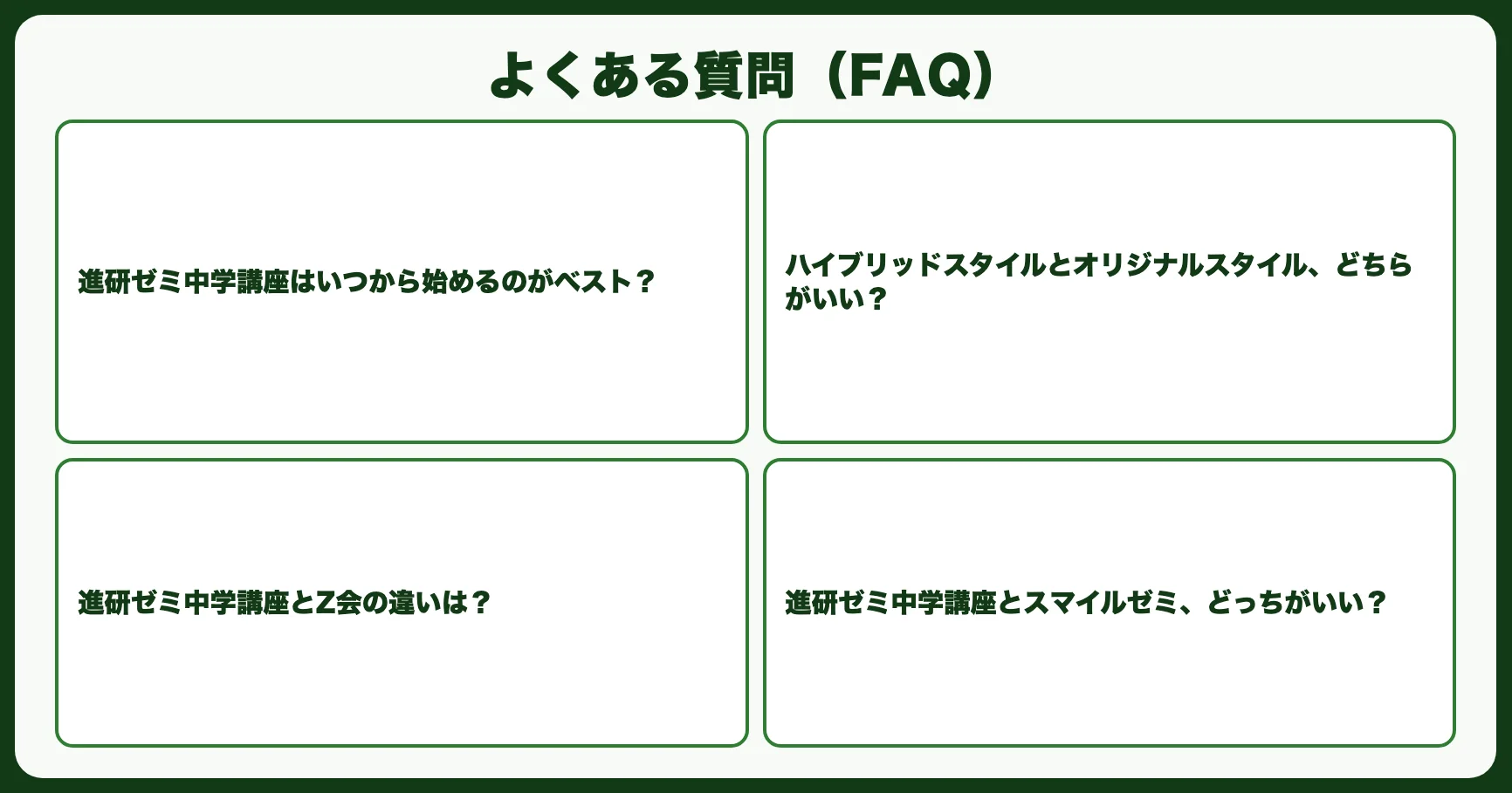 よくある質問（FAQ）