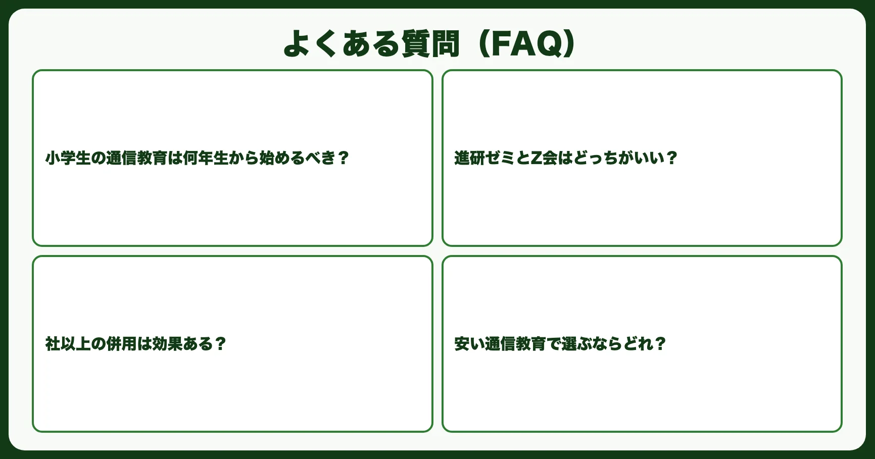 よくある質問（FAQ）